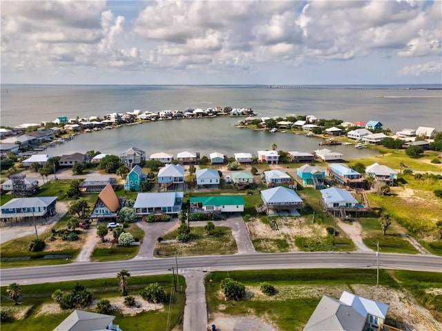2012 Bienville Blvd, Dauphin Island, AL 36528 - aerial perspective of suburban area with a large body of water