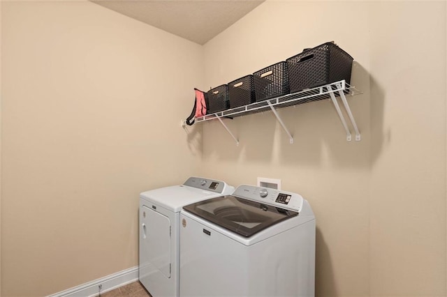 6120 Whitebark Dr, Mobile, AL 36693 - washroom with independent washer and dryer and baseboards