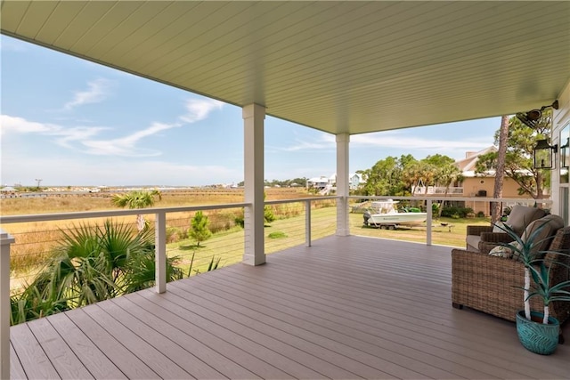 view of deck