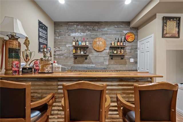 bar featuring a bar