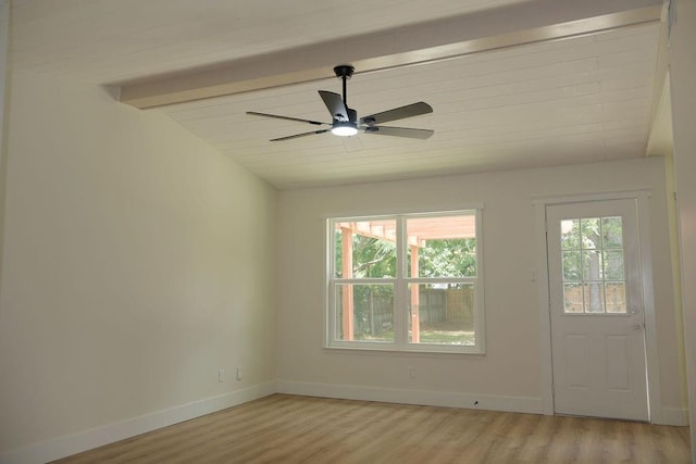 871 Hale Rd, Mobile, AL 36608 - spare room featuring light wood finished floors, baseboards, and ceiling fan
