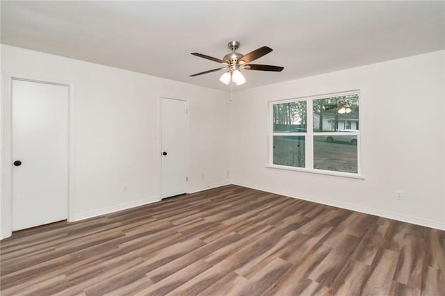 9636 Hamilton Creek Dr S, Mobile, AL 36695 - unfurnished room featuring wood finished floors and a ceiling fan