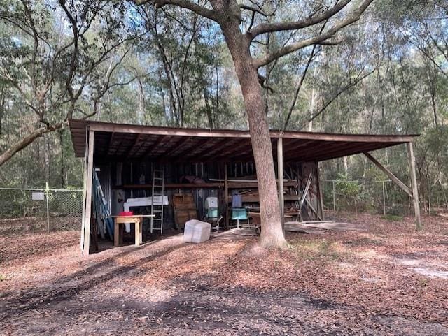 view of outbuilding