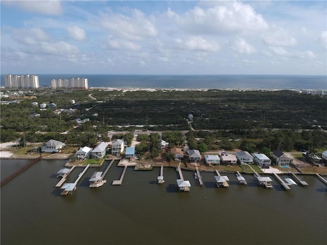 8253 State Highway 180, Gulf Shores, AL 36542 - aerial view of property and surrounding area with a nearby body of water