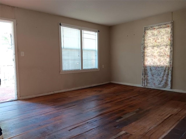 1863 Mott Dr N, Mobile, AL 36617 - unfurnished room with wood-type flooring and baseboards