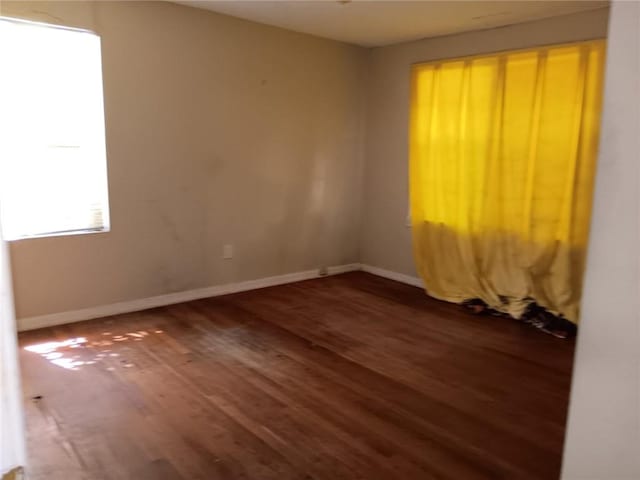1863 Mott Dr N, Mobile, AL 36617 - spare room featuring wood finished floors and baseboards