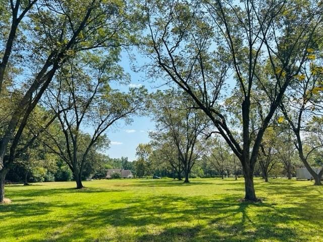 view of property's community featuring a yard