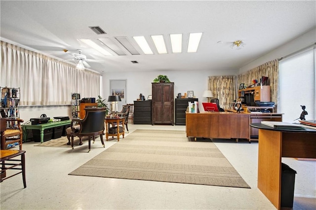 110 Schooley Cir, Daphne, AL 36526 - home office featuring ceiling fan and light flooring