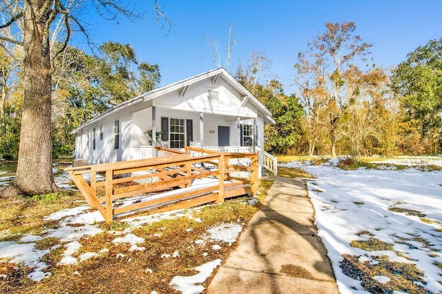 view of front of home