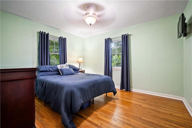 361 Tatum Ave, Mobile, AL 36609 - bedroom featuring light wood-type flooring and ceiling fan