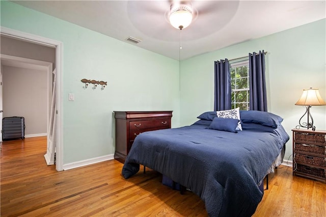 361 Tatum Ave, Mobile, AL 36609 - bedroom with light wood-style floors and ceiling fan