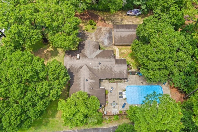 361 Tatum Ave, Mobile, AL 36609 - aerial view of a pool area
