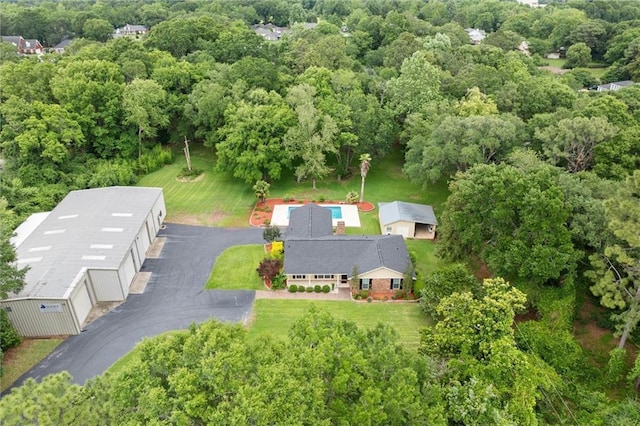 9100 Johnson Rd S, Mobile, AL 36695 - view of subject property with a forest