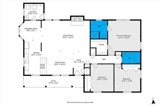 9100 Johnson Rd S, Mobile, AL 36695 - floor plan / room layout