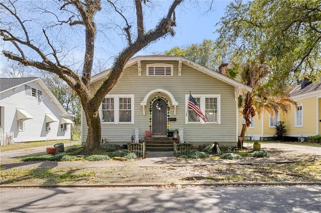 view of bungalow-style home