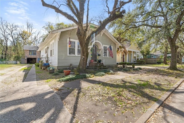 view of front of home featuring driveway