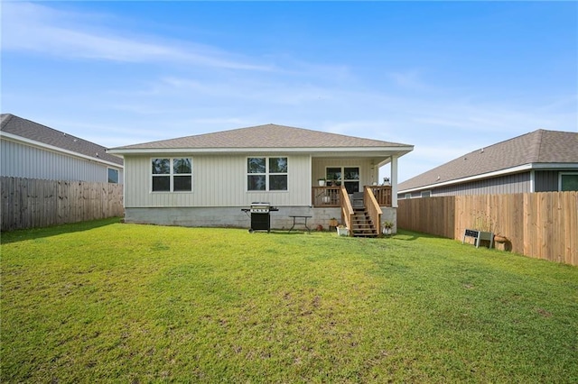 10232 Brodick Loop, Spanish Fort, AL 36527 - rear view of property with stairs