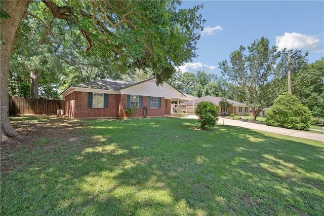 7072 Forest Glenn Ct, Irvington, AL 36544 - ranch-style home featuring brick siding