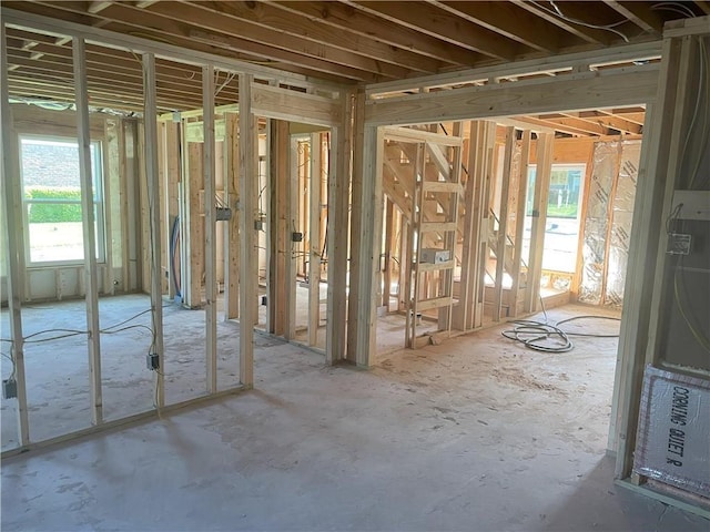 miscellaneous room featuring a wealth of natural light