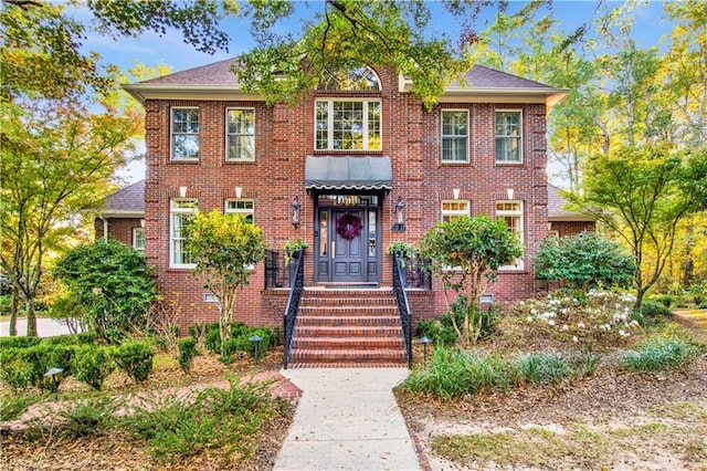 view of colonial-style house