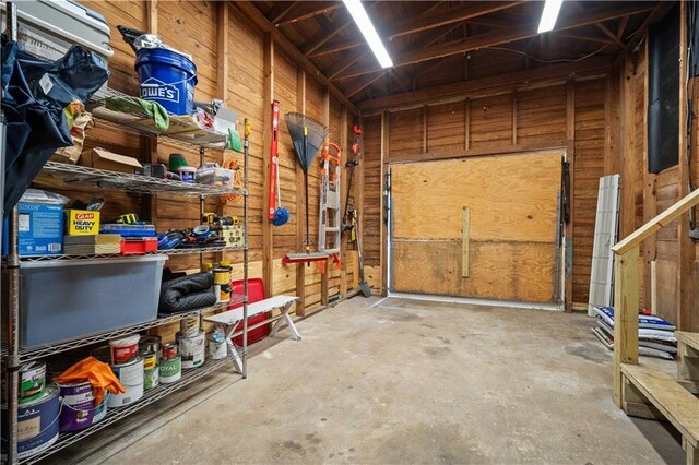 19565 4th St N, Citronelle, AL 36522 - storage area with a garage