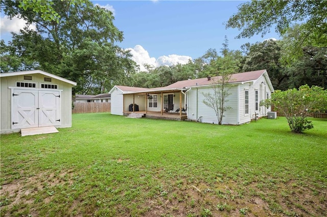 19565 4th St N, Citronelle, AL 36522 - back of house featuring cooling unit