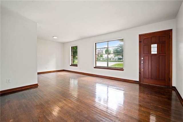 754 Pinemont Dr, Mobile, AL 36609 - foyer featuring hardwood / wood-style flooring and baseboards