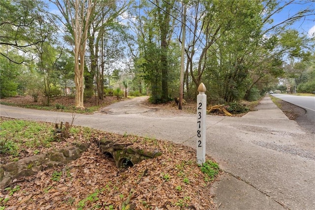 view of road