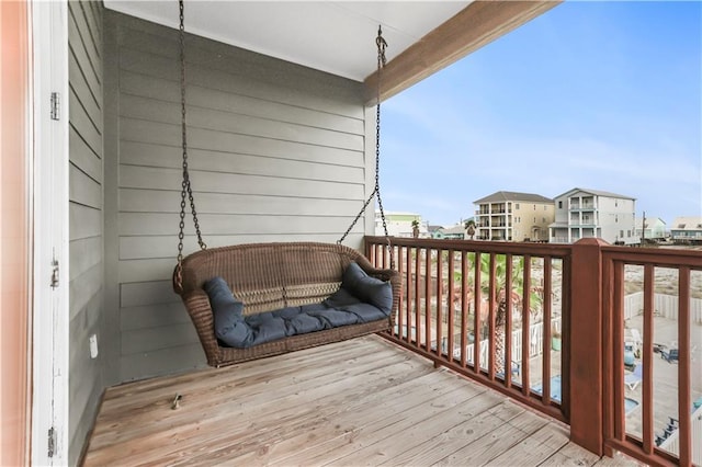 1449 Lagoon Dr W Unit B, Gulf Shores, AL 36542 - view of wooden deck