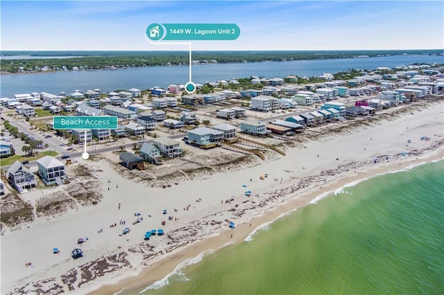 1449 Lagoon Dr W Unit B, Gulf Shores, AL 36542 - drone / aerial view of expansive coastline
