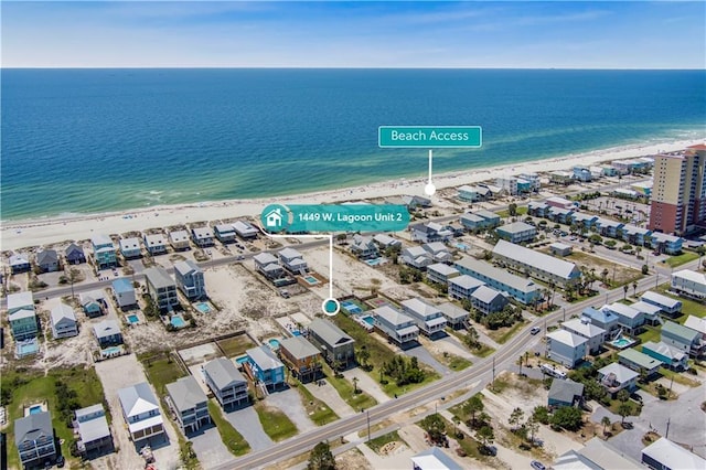 1449 Lagoon Dr W Unit B, Gulf Shores, AL 36542 - aerial view of property's location featuring extended coastline