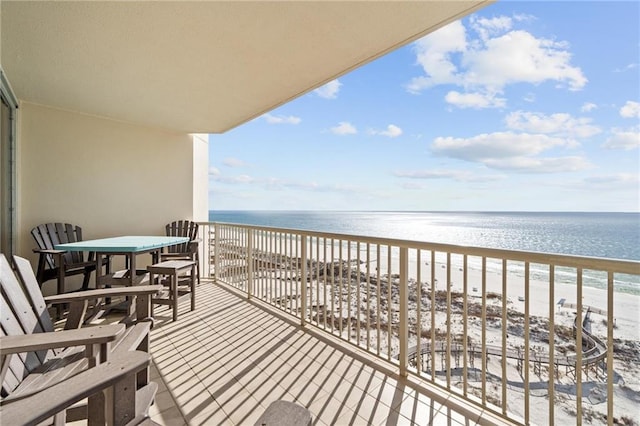 527 Beach Club Trl Unit D1103, Gulf Shores, AL 36542 - balcony with view of water and beach