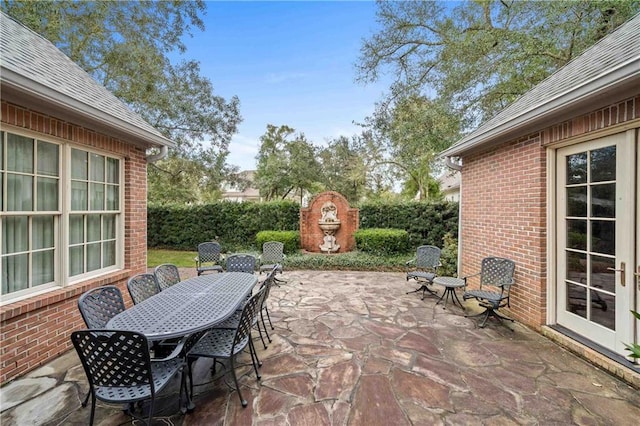 view of patio / terrace featuring outdoor dining area