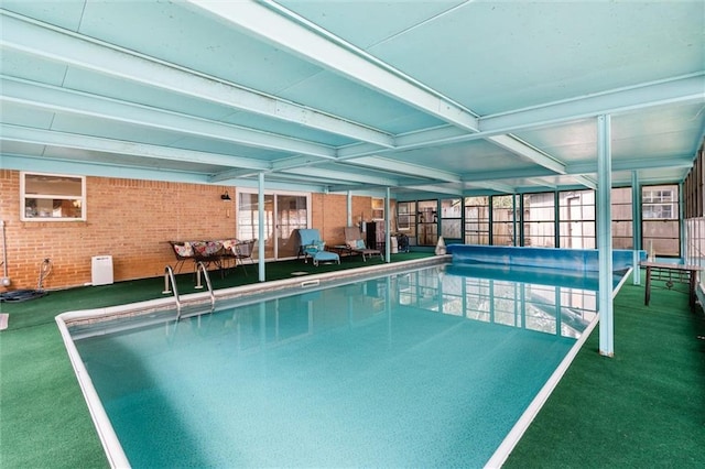 view of indoor pool