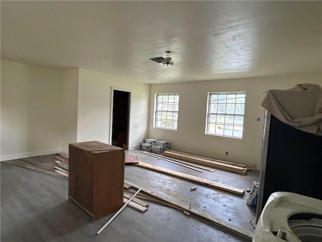 bedroom with hardwood / wood-style flooring