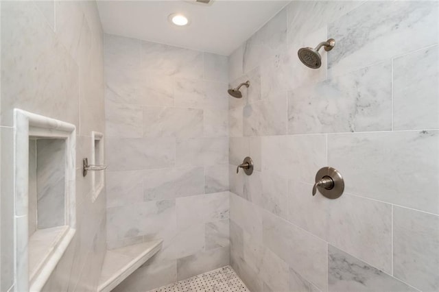 6000 Shenandoah Rd N, Mobile, AL 36608 - bathroom with tiled shower and recessed lighting