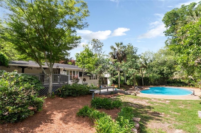 6000 Shenandoah Rd N, Mobile, AL 36608 - outdoor pool featuring a wooden deck