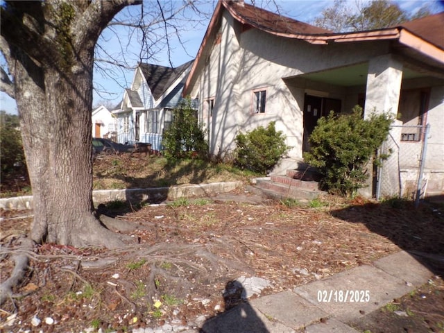 view of property exterior