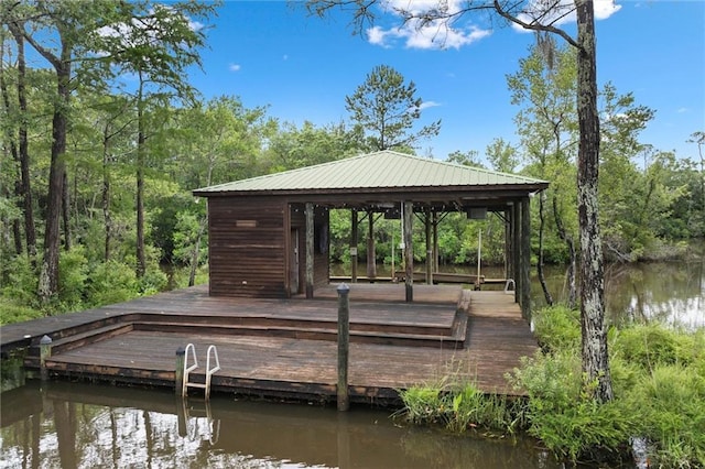 6060 Riverchase Dr S, Mobile, AL 36619 - dock with a water view