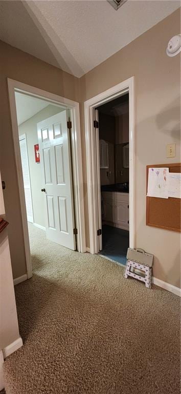 6325 Shadowlake Ct, Mobile, AL 36693 - hallway with carpet floors and baseboards