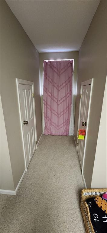 6325 Shadowlake Ct, Mobile, AL 36693 - hallway with light colored carpet and baseboards
