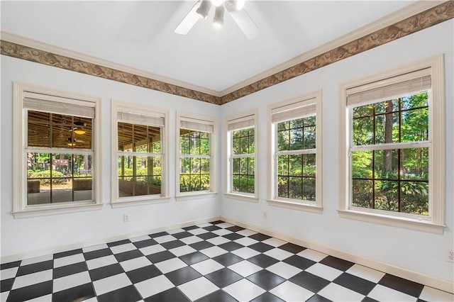 104 Ferncliff Cir, Daphne, AL 36526 - unfurnished sunroom with tile patterned floors, healthy amount of natural light, and baseboards