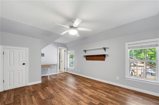 104 Ferncliff Cir, Daphne, AL 36526 - unfurnished bedroom featuring baseboards, wood finished floors, and a ceiling fan