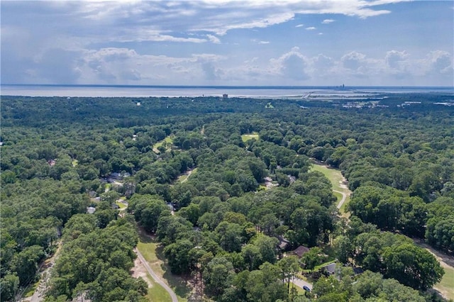 104 Ferncliff Cir, Daphne, AL 36526 - drone / aerial view of a heavily wooded area and a large body of water