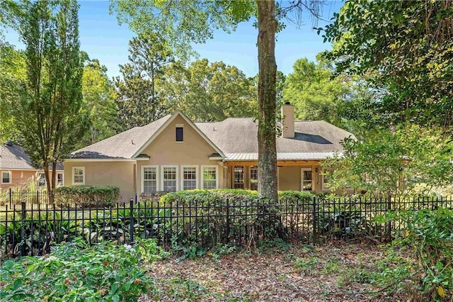 104 Ferncliff Cir, Daphne, AL 36526 - view of front of property with a chimney and stucco siding