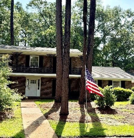 159 Conway Dr W, Mobile, AL 36608 - view of front of home with brick siding and stairway