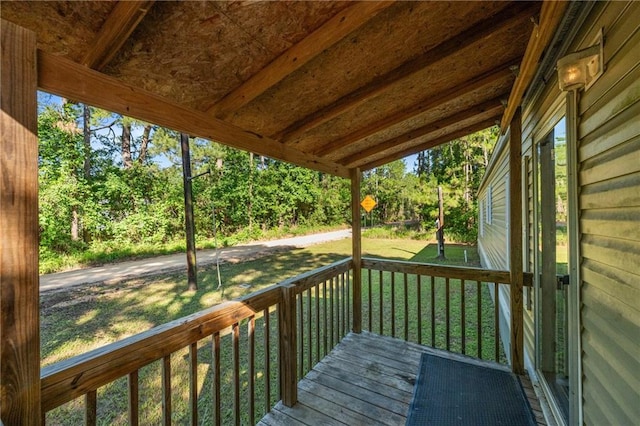 6550 Oak Grove Rd, Eight Mile, AL 36613 - deck featuring a lawn