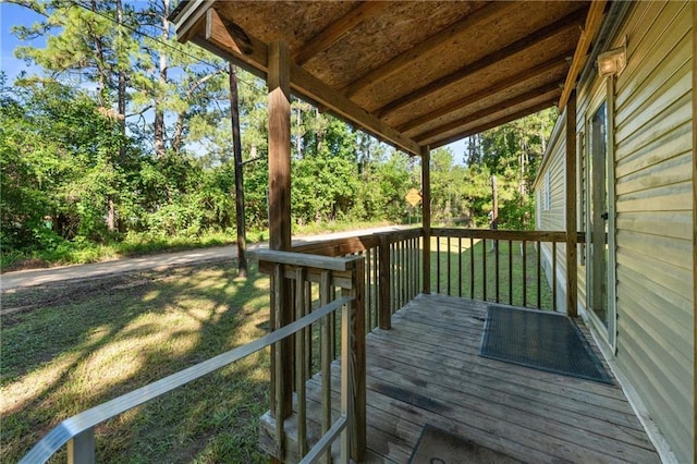 6550 Oak Grove Rd, Eight Mile, AL 36613 - wooden terrace featuring a yard