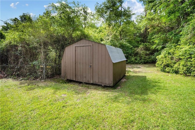 17714 Horseneck Rd, Bay Minette, AL 36507 - view of shed featuring fence