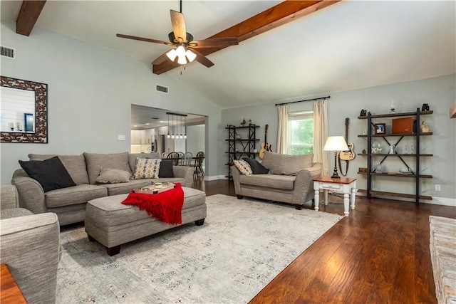 11375 Wacker Dr, Theodore, AL 36582 - living room featuring ceiling fan and wood finished floors